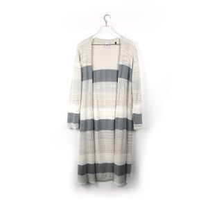 Cabi | Vineyard Striped Cotton Duster Cardigan